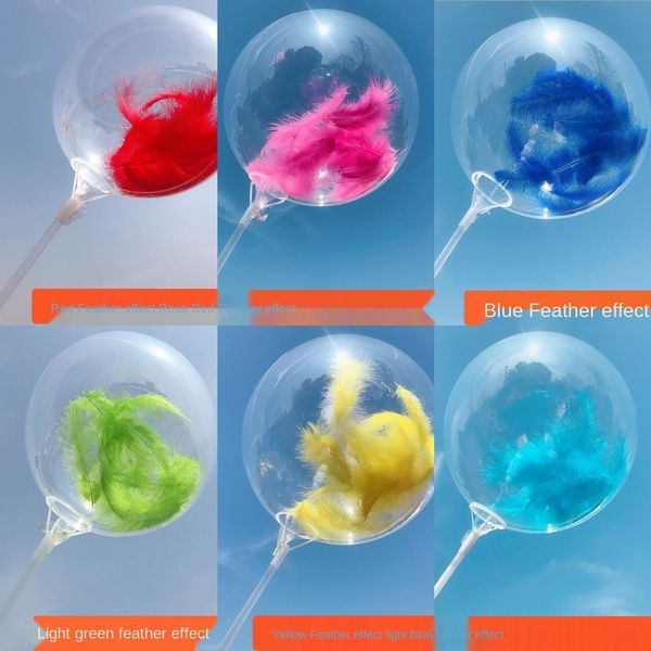 

e503q internet celebrity ball ocean accessories wave ocean bobo ball filler colorful petal feather sequins balloon decorative party arrangem