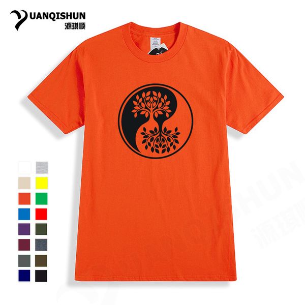 

yin yang life tree tai chi design print 2018 new fashion tshirt 16 color o neck tee xs 3xl sport hooded sweatshirt hoodie men t shirt