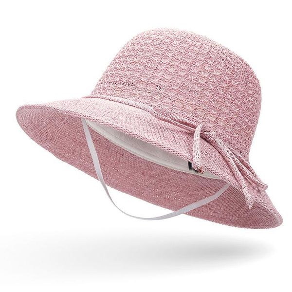 

шляпы cokk для женских летних плетеных пляжа sun hat solid color sunshade lady sun visor 6cm breim sunhat путешествия каникулы корейский swy, Blue;gray