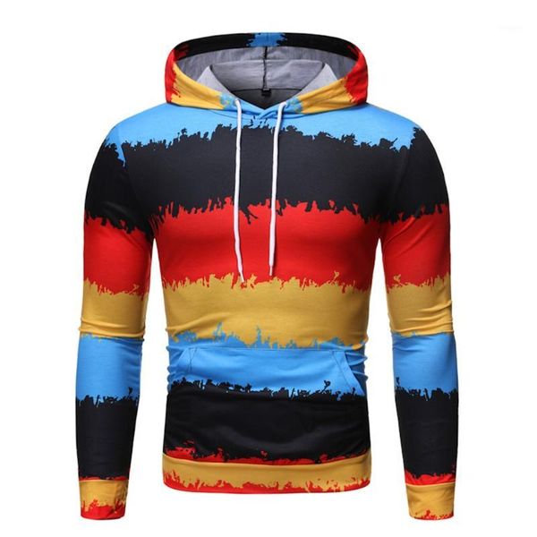 

rainbow color hoodie men tracksuit man funny 3d hooded long sleeve sweatshirt harajuku sweatshirts pullovers men clothes moletom1, Black