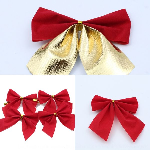 

dnhoc new decorative bow half gold and 8cm tree half christmas red pendant bow jewelry pendant butterfly butterfly vup43