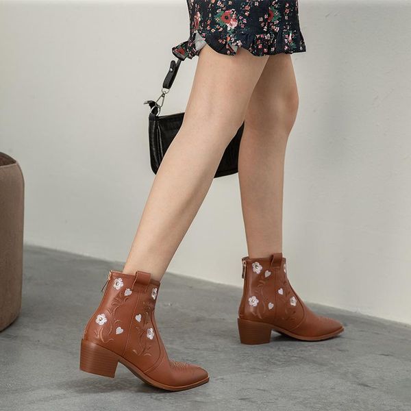 

boots winter shoes women leather womens fur, Black