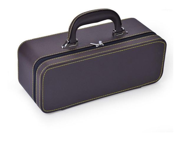 

storage bags tx006 jewelry box large capacity leather earring ring necklace with mirror watch organizer1