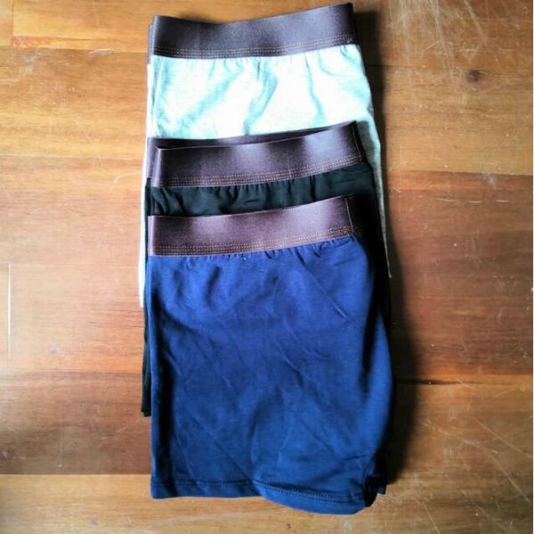 

new man underwear boxer brief shorts stylish mens vintage cotton cueca boxer soft man gay boxer shorts 8089, Black;white