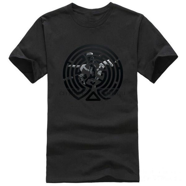 

hanhent new tv westworld maze printed t shirts men cotton west world dolores men t shirt tees tshirt sport hooded sweatshirt hoodie