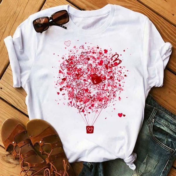 

cute floral print women t shirt summer casual short sleeve tshirt ladies white flower tshirt fashion o neck tee top