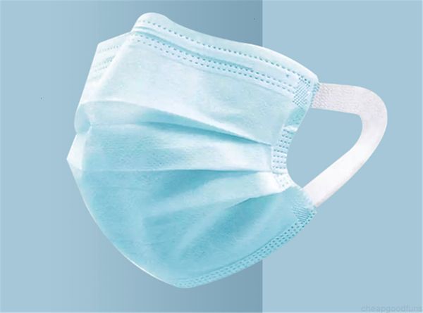 

foctory disposable earring dust-proof 3 layer soft breathable protective mask for dust and haze 1