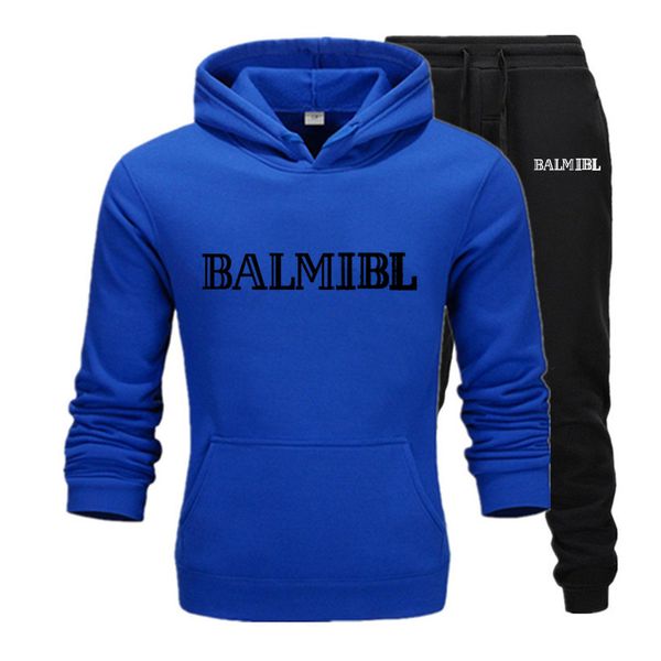 

men tracksuit men fashion hoodies men suits sweatshirts+sweatpants track suit fashion men's sportswear hoodies pullover patchwork sweat, Gray