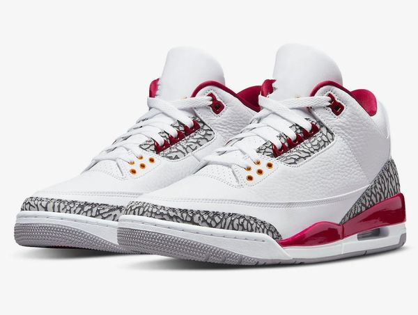 

2022 cardinal for jumpman 3 3s men shoe basketball shoes cardinal red cement black cat medium grey pine green racer blue midnight navy patch