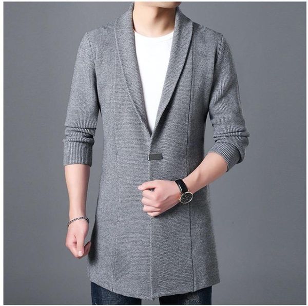 

autumn 2021 new men's sweater chinese style personality handsome cardigan sweater jacket to keep warm warm fashion street style, White;black