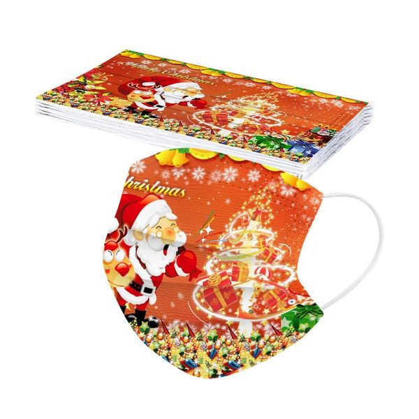 

10pcs disposable kids masks christmas print face mask protective mouth mask mouth cover breathable mouth caps face shieldyl5 qyliyc mywjqq