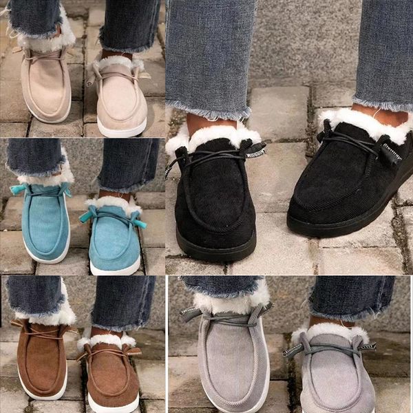 

vxcwe women'swinter warm winter boot cotton kid mother cotton boots non-slip waterproof short boots plus velvet tendon bottom snow, Black