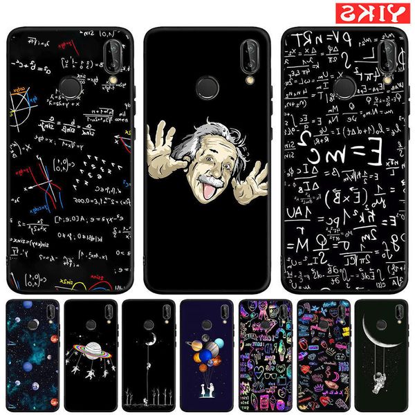 

забавный телефон для huawei mate 10 20 p30 p20 p10 p9 p8 lite pro p смарт 2019 black tpu случай крышка кока funda etui