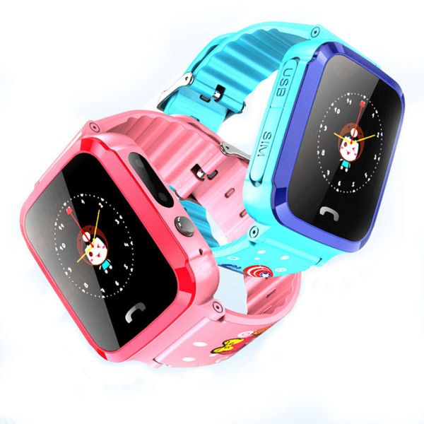 

v59 telephone waterproof plug in positioning cartoon chat remote p children's watch gifts, Slivery;brown