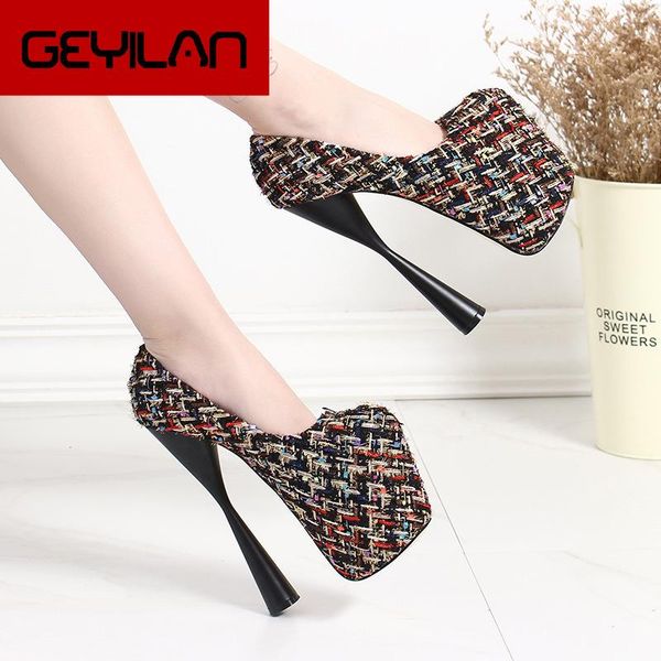 

women super high heels 18cm shoes concise 8cm platforms shoes pumps wedding party leather zapatos uik90, Black