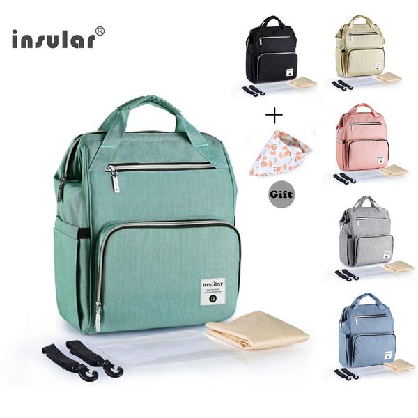 

мода мумия материнства пеленки сумка большой nursing карманные путешествия рюкзак дизайнер прогулочная коляска младенца мешка bebe уход подг