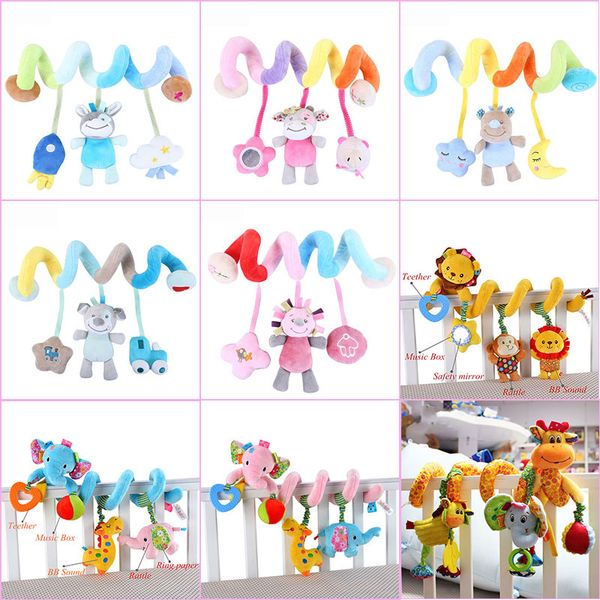

baby toys 0-12 months mobile bed bell rattles educational for newborns car seat hanging infant crib spiral stroller toy c1016