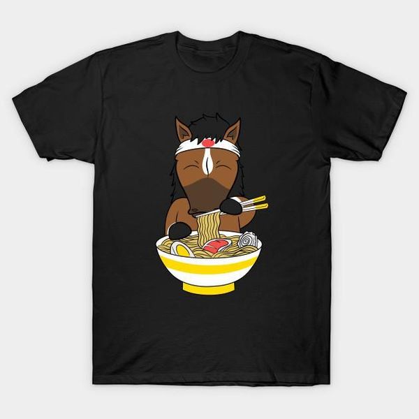 

men t-shirt horse ramen lover tshirt women t shirt1, White;black