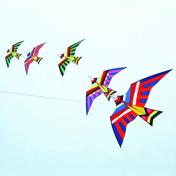 

3m bird kite large kites with handle line ripsnylon outdoor flying toys easy kite weifang hcxkite 1018