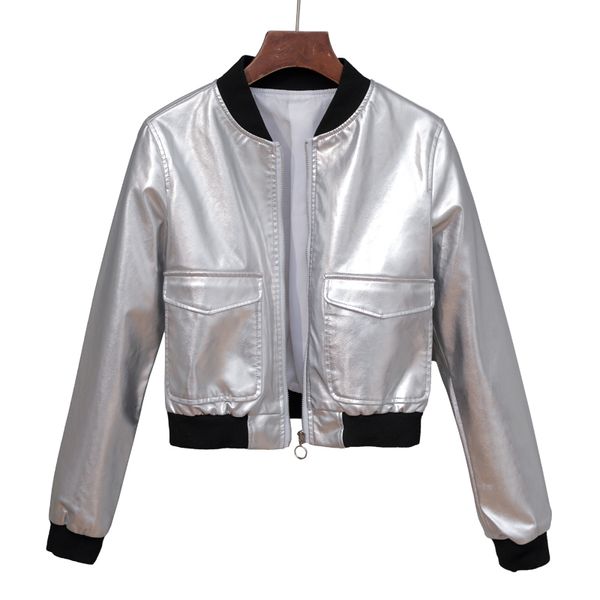 

2021 new leather with vintage sleeve long biker short engine jacket high street black plutonium women n52r