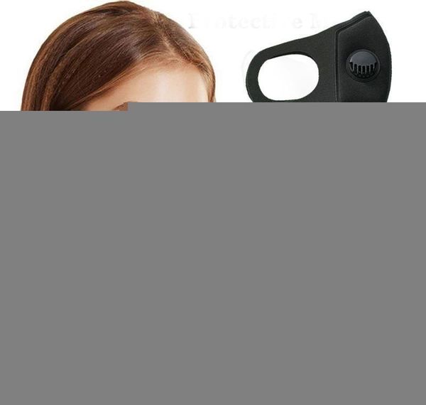 

protective reusable e2008 haze cotton pm2.5 anti fog mask with valve dust mouth black washable filters masks face breathing respirator oqoe