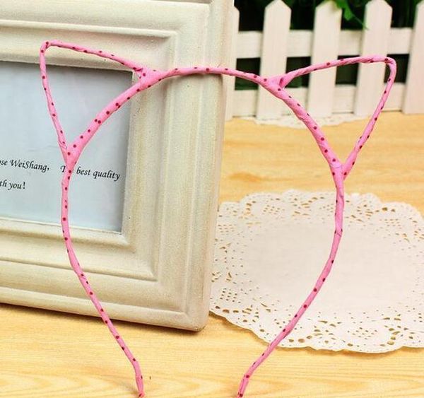 

women lady girls cat ears headband hair head band self p prop hair accessorie jllfzc xhhair, Black;brown
