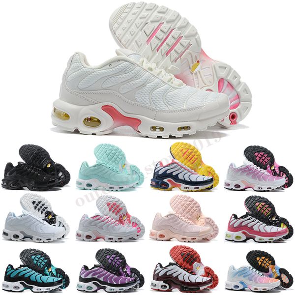 

2021 tn plus women run shoes trainers triple black volt white crater pink fade worldwide pimento lava mens outdoor sports sneakers
