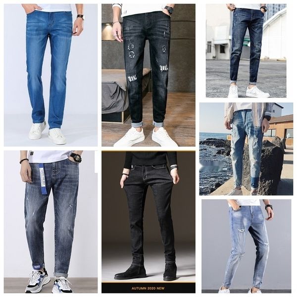 

3fpdj men's winter miscellaneous men's straight korean jeansdenim for autumn men winter miscellaneous autumn straight jeans korean, Blue