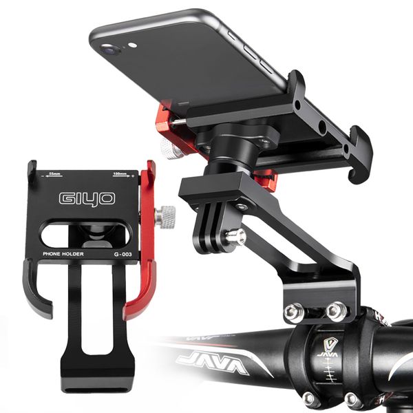 

2020 new cycling smartphone mount alloy mobile bracket bicycle stem handlebar phone universal holder mtb bike accessories