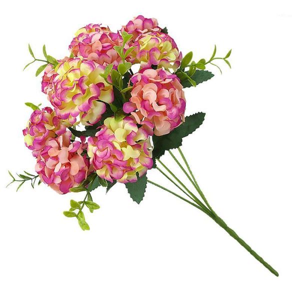 

artificial flower bouquet home l silk cloth floral decor wedding party fake flower1