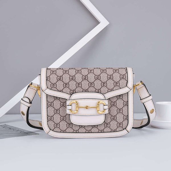

2020 new saddle with horse clasp ni's same solid color pu one slung printed women's designers hand tote leather mini shoulder wome
