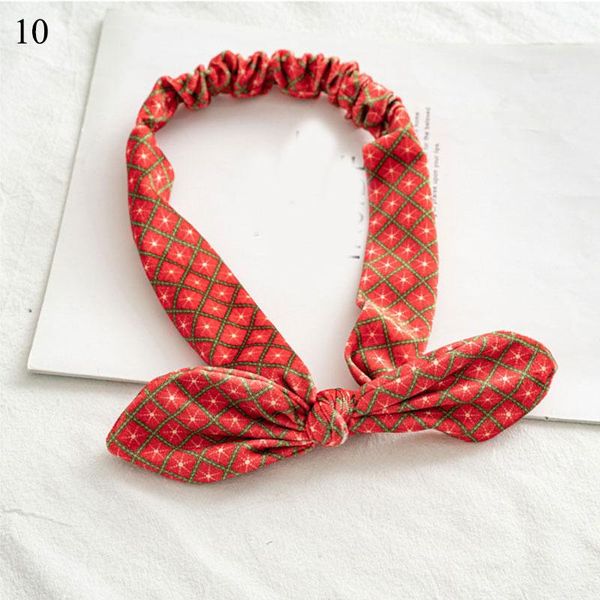 

trendy women rabbit ears knotted headband halloween christmas flannel hairband girl head hoop blue red headwrap hair accessories q bbyktt