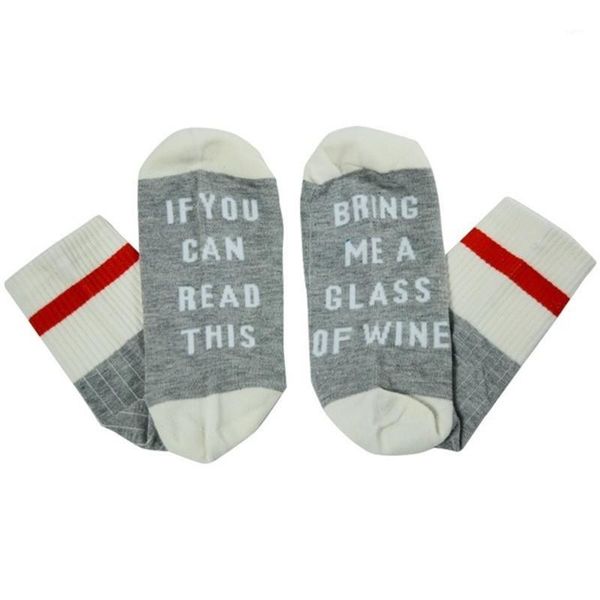 

letter print cute autumn spring wine socks bring me halloween funny socks fashion warm cotton for women christmas gift1, Black;white
