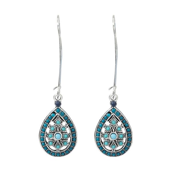 

women creative long statement earrings women's geometric water drop earrings girl party accessories, Golden;silver