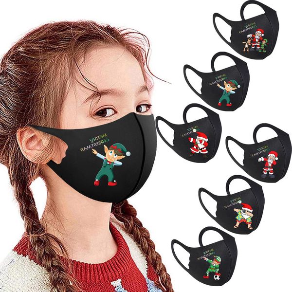 

christmas activated new outdoor 6pc chritmas mouth masks carbon print face protection mascarilla reusable mask
