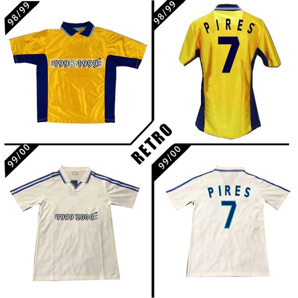 

1998 1999 2000 olympique de marseille retro soccer jersey 98 99 00 pires maurice blanc ravanelli gallas classic vintage football shirt, Black