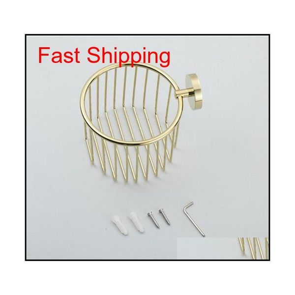 

paper holders brass gold finish toilet paper roll holder bath shelf shower storage basket euro wall mounted fi qylwqv homes2011