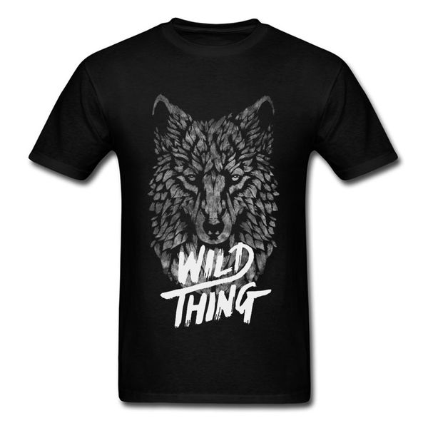 

wild thing the wolf men black t shirts cotton t-shirt short sleeve tees custom company design student's sport hooded sweatshirt hoodie