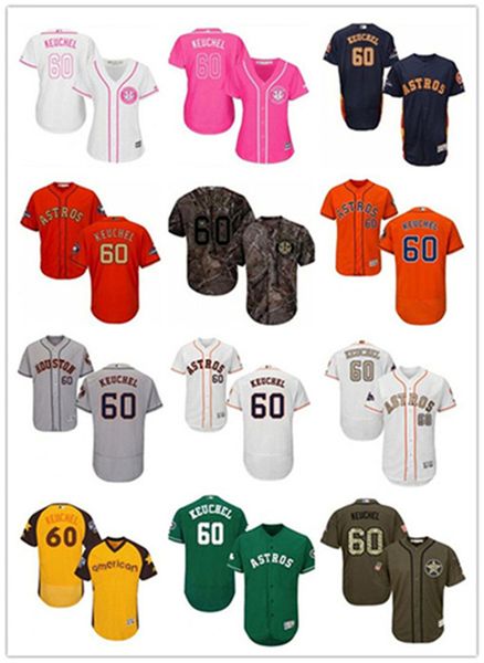 

custom houston astro leave name number 60 dallas keuchel baseball jersey men women youth jerseys, Blue;black