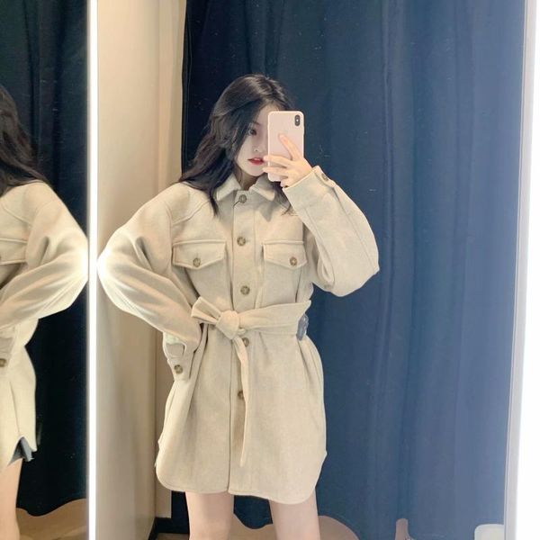 

2020 autumn new fashion jackets female wild cotton casual women jackets single breasted solid color women clothing, Black;brown