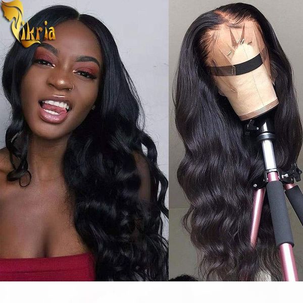 

natural body wave lace front wig full lace wigs remy hair with baby hair 8~24 inches natural hairline for black women, Black;brown