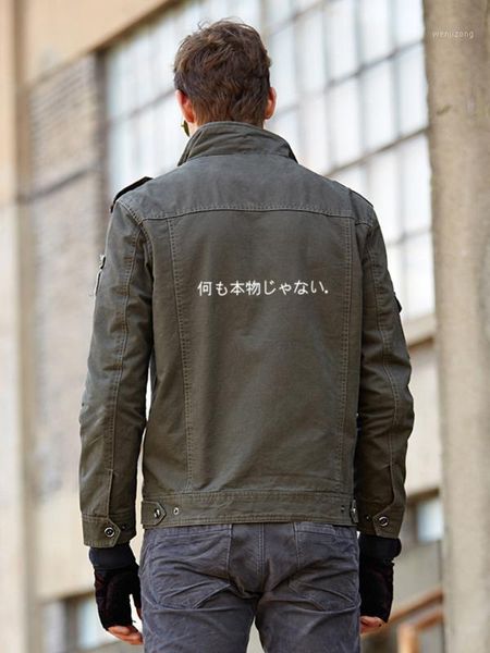 

jacket men nothing is real spring autumn cotton windbreaker pilot coat army men's bomber jackets cargo flight jacket1, Black;brown