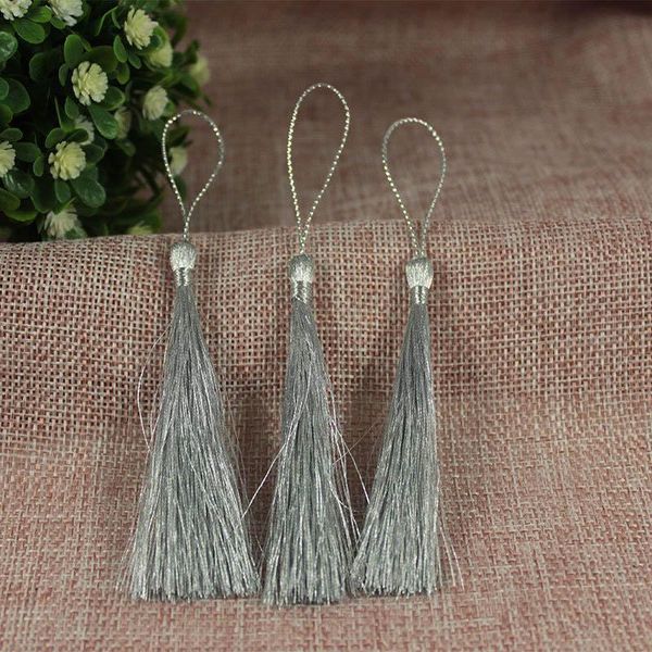 

mibrow 30pcs lot 80mm long gold color rayon thread silk tassels earrings charms tassels for diy jewelry making borlas piel h jlllmk