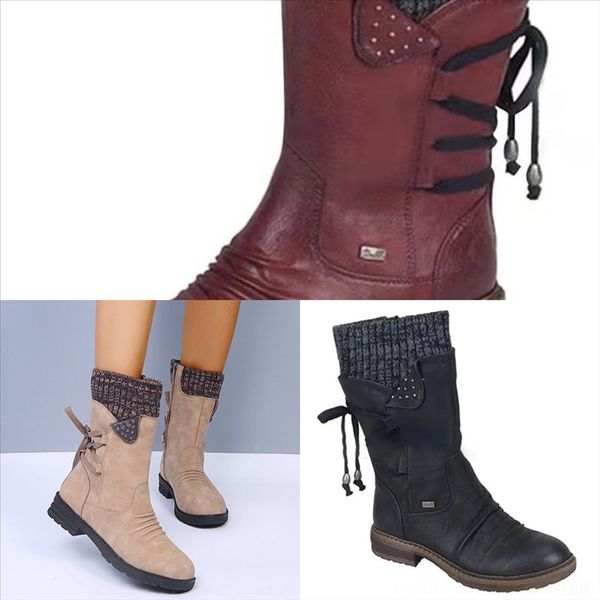

umbv the new waterproof in boot all the woman boots boots are for the europerage rubber outsole heel, Black