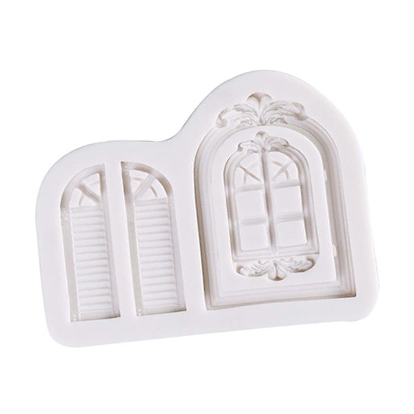 

1 установить двери окна fondant mold diy торт сахар инструменты моделирования