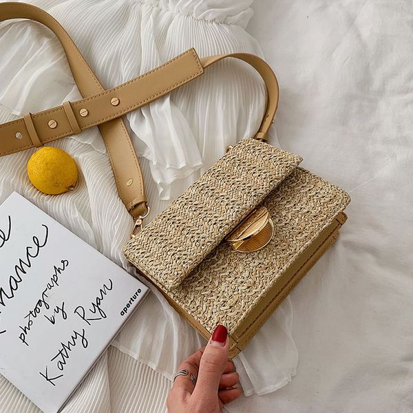 

mini weaving crossbody bags for women 2020 summer ladies leather purses and handbags female travel shoulder messenger bag