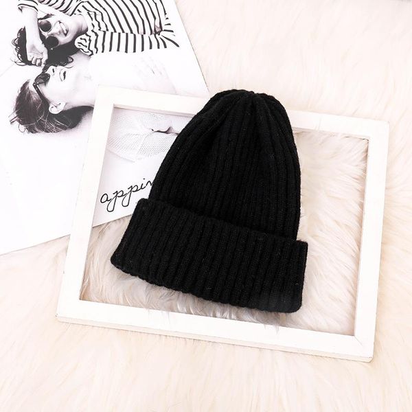 

women's candy color casual hat autumn and winter knitted hat, Blue;gray