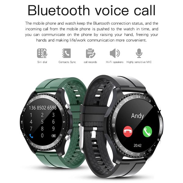

bluetooth call smart watch waterproof heart rate blood pressure real-time body temperature monitoring sports smart bracelet mv60
