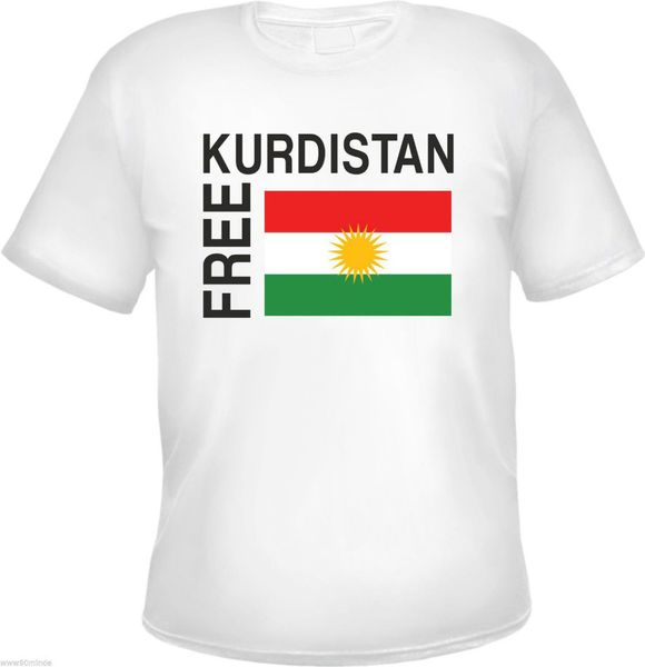 

sport summer 2019 100% cotton kurdistan t-shirt text / flagge t shirt