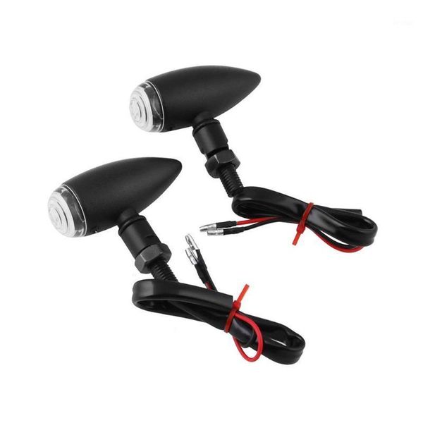 

portable lanterns motorcycle black mini turn signals blinker smoke lens pack for any types of motorcycles durable1